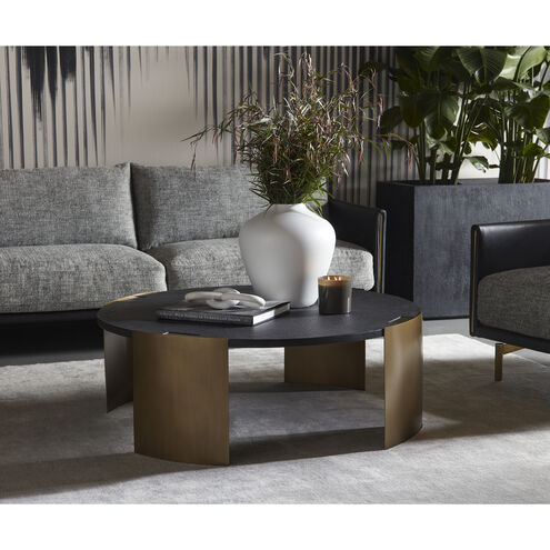 Gallus 45 X 16 inch Carbon Outdoor Coffee Table